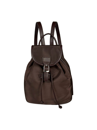 drawstring nylon backpack