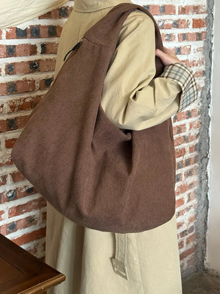 corduroy tote bag