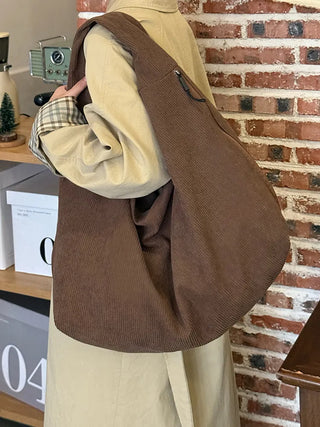 corduroy tote bag