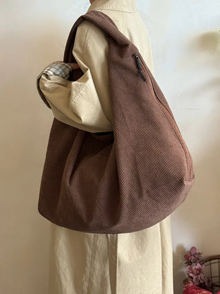 corduroy tote bag