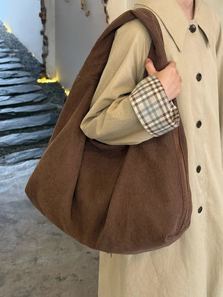 corduroy tote bag