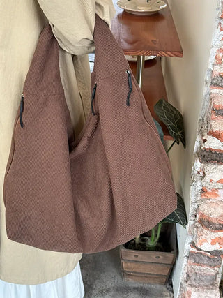 corduroy tote bag