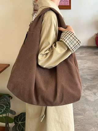 corduroy tote bag