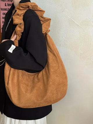 crumpled crescent bag