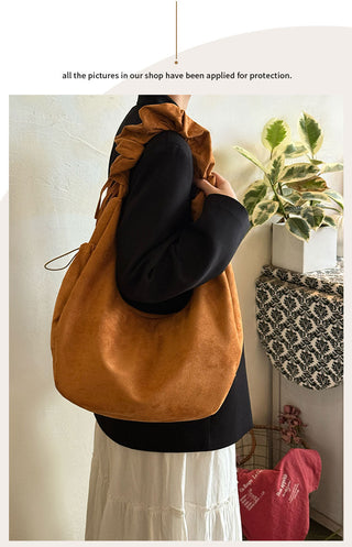 crumpled crescent bag