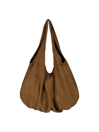 suede tote bag