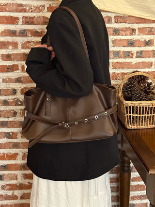 wax leather tote