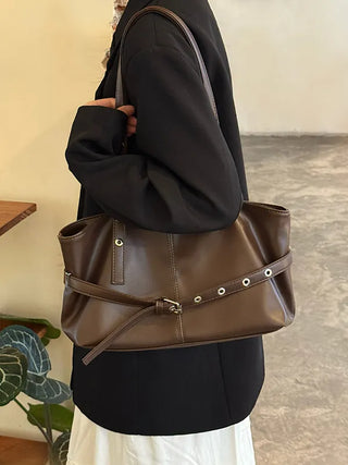 wax leather tote