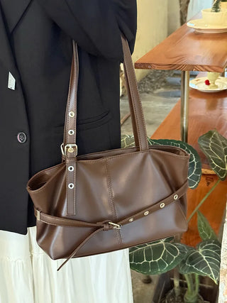 wax leather tote