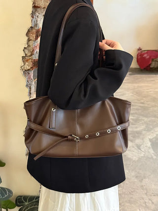 wax leather tote
