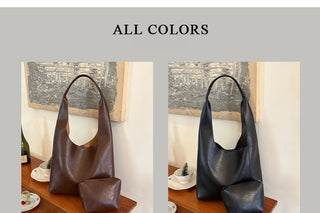 soft leather tote