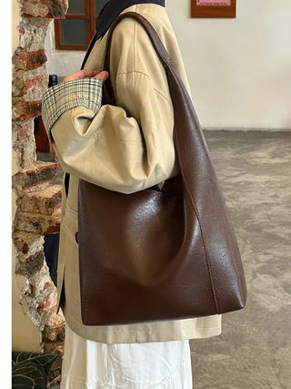 soft leather tote