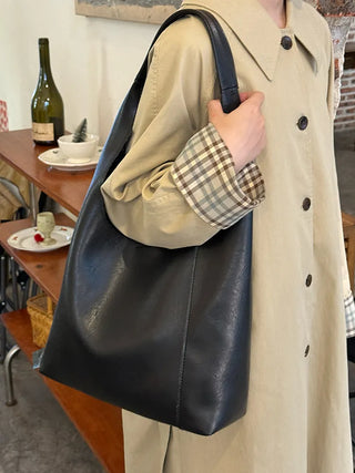 soft leather tote