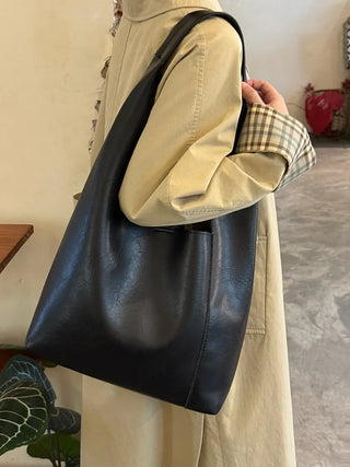 soft leather tote