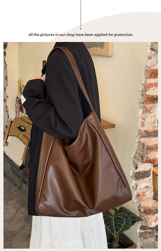 soft leather tote