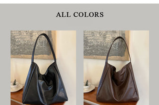 soft leather tote