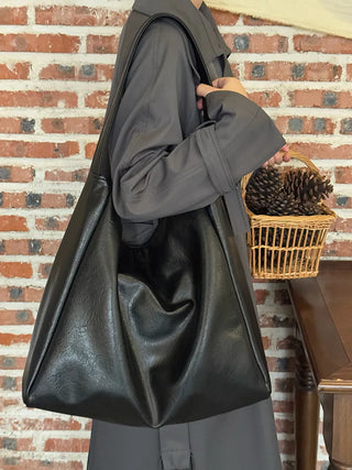 soft leather tote