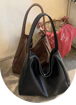 soft leather tote