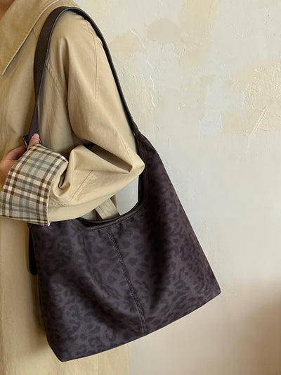 leopard tote bag