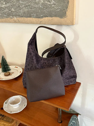 leopard tote bag