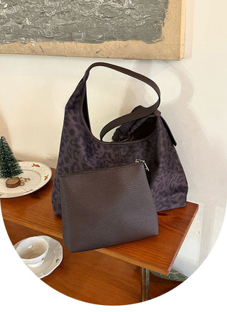 leopard tote bag