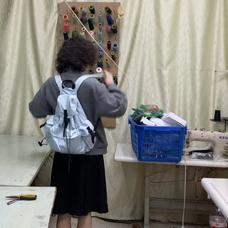 three-pocket backpack