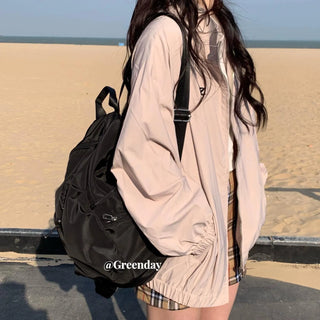 contrast color backpack