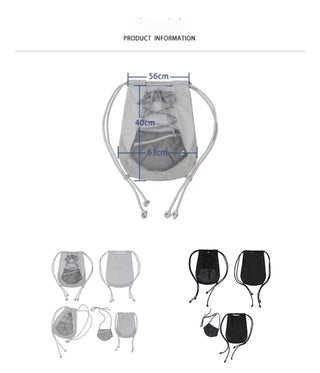 mesh mechanical backpack