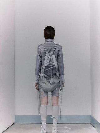 mesh mechanical backpack