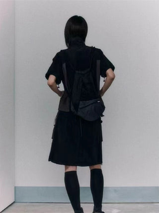 mesh mechanical backpack