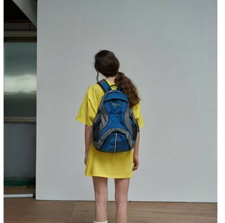 retro student backpack