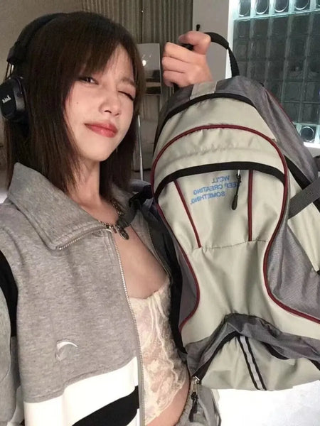 retro student backpack