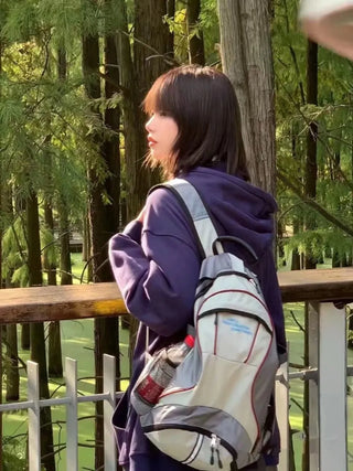 retro student backpack