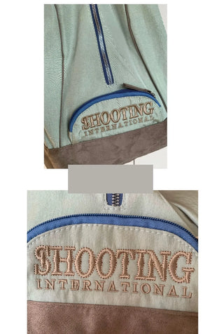 embroidered college backpack