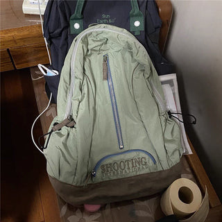 embroidered college backpack