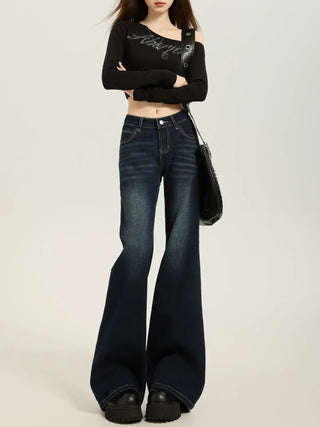 velvet wide jeans