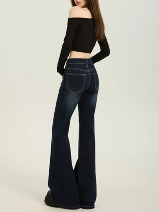 velvet wide jeans