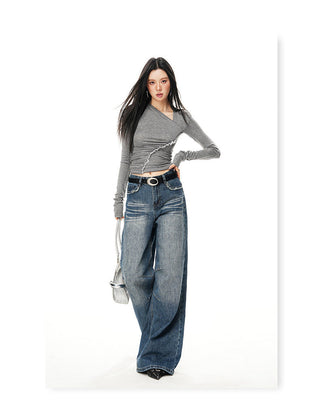 low waist flare jeans