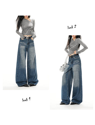 low waist flare jeans