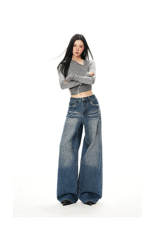 low waist flare jeans