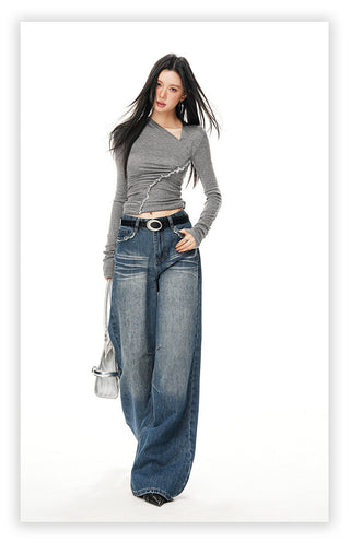 low waist flare jeans
