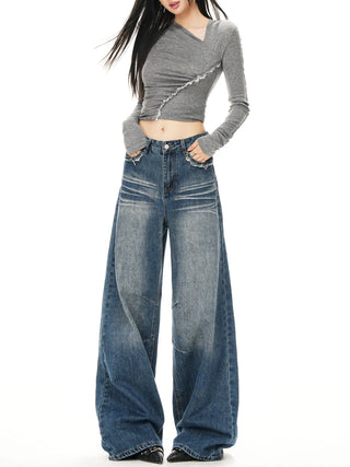 low waist flare jeans
