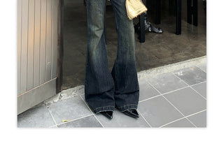 low waist bell-bottom