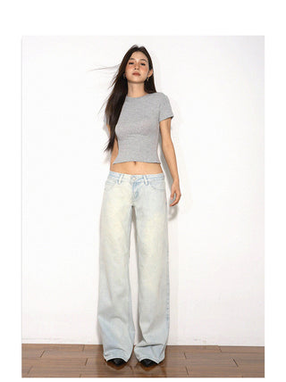 light straight jeans