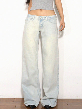 light straight jeans