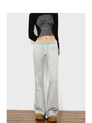 hip-hugger flare jeans