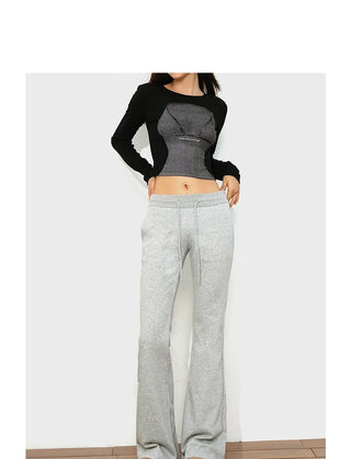 hip-hugger flare jeans