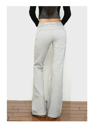 hip-hugger flare jeans