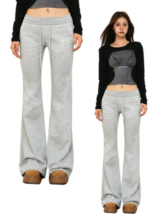 hip-hugger flare jeans