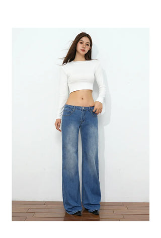 loose flare jeans